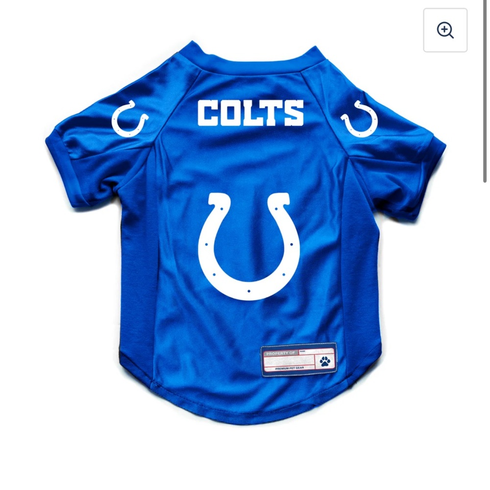 INDIANAPOLIS COLTS NFL DOG CAT PREMIUM JERSEY Little Earth Size Medium New